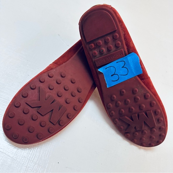 Michael Kors Women's Daisy Logo Suede Cinnamon Moccasin. Size 8M - Picture 6 of 7